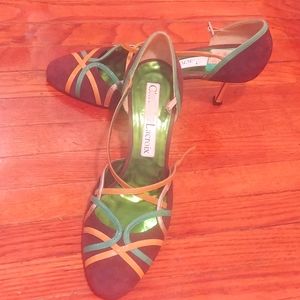 <RARE> Christian Lacroix vintage suede shoes.
